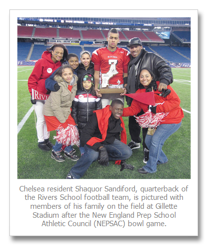Navigating Rivers – Chelsea’s Sandiford quarterbacks prep school to title game at Gillette